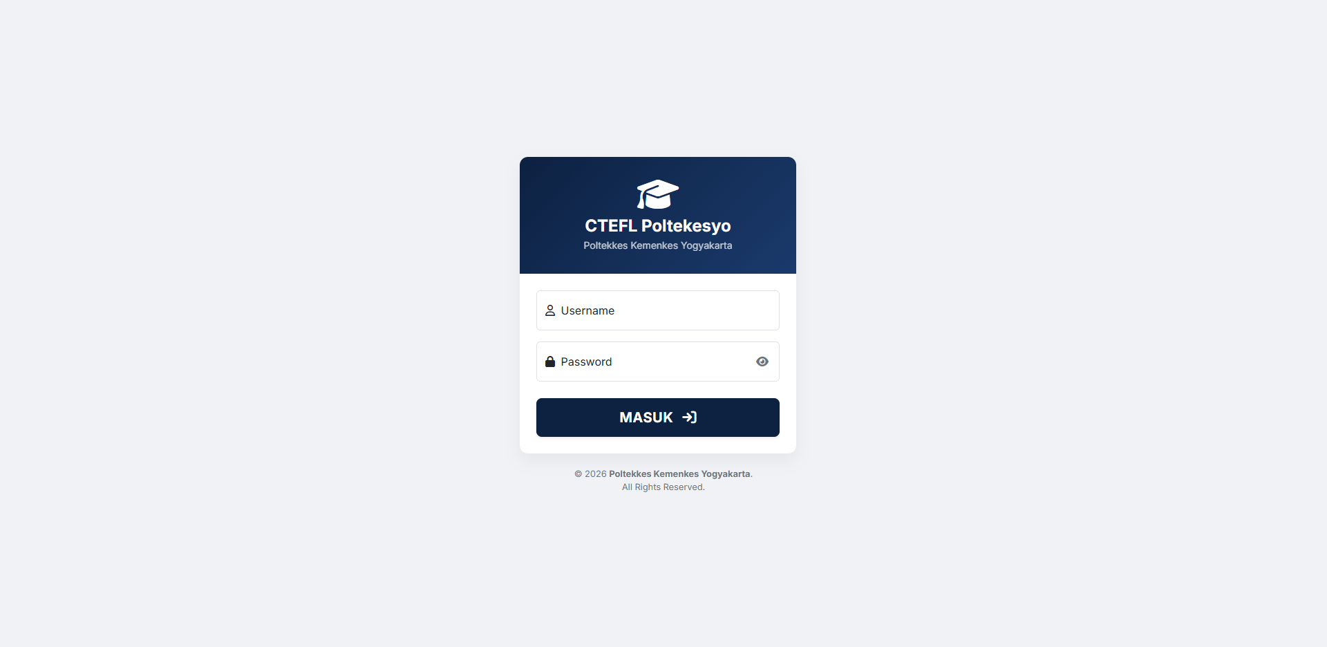 CTEFL CBT Poltekkes Yogyakarta